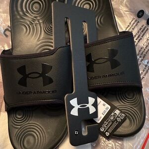 Under Armour Black Ignite Slide Sandals